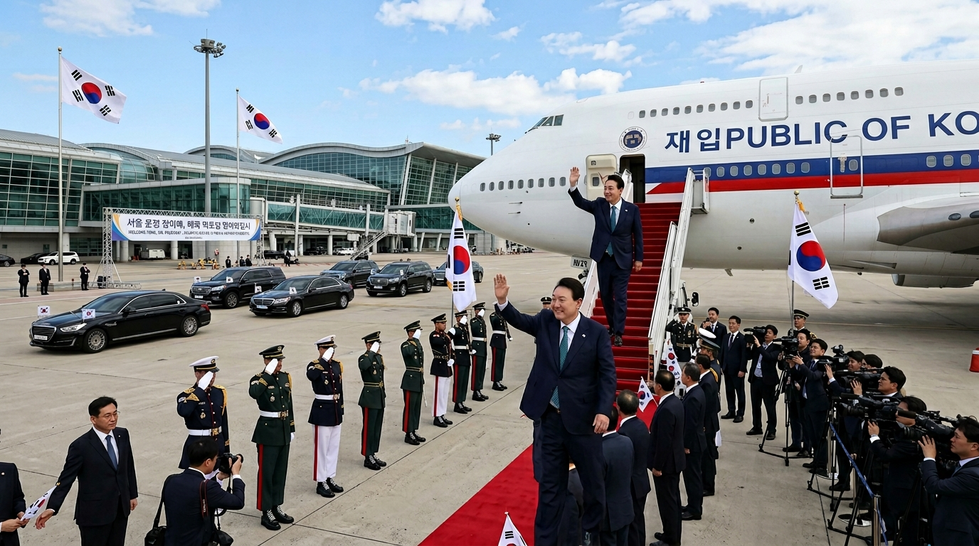서울 복귀한 이 대통령 해외 순방 일정 종료 중동 위기 상황 집중 대응 시작