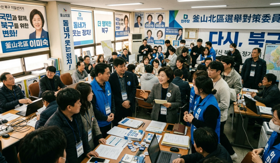 [6·3 격전지 동행취재] 부산북갑 박민식 “단일화는 ‘뜨거운 아아’ 같은 망상”