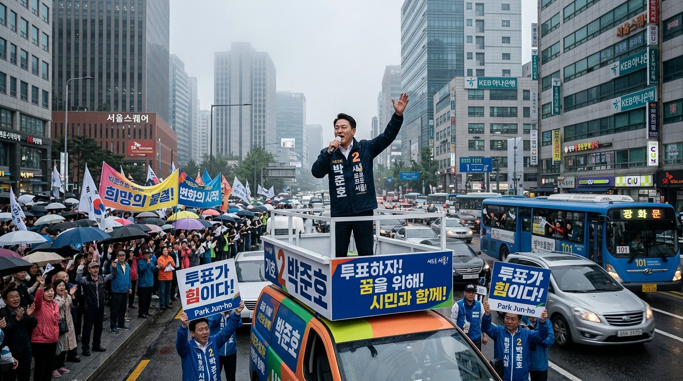 [6·3 격전지 동행취재] 김부겸 대구시장 후보 “부겸스럽게 무릎으로 뛰겠다”