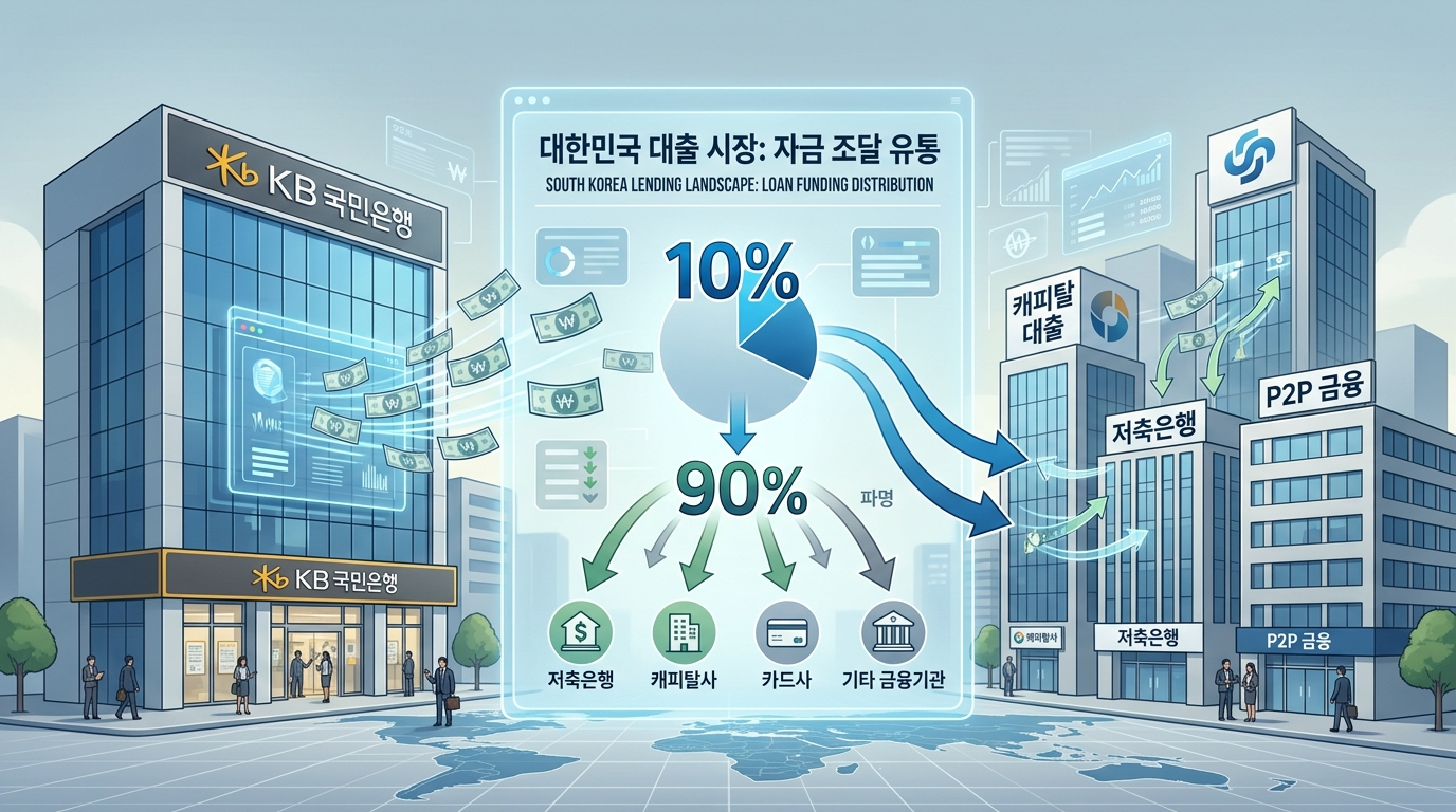 대부업체 대출 실적이 은행 성과지표에 포함되는 문제 실질적 기능 없이 형식적으로만 존재하는 우수 대부업 제도 금융기관의 핵심성과지표(KPI)에 대부업체와의 대출 실적이 반영되고 있는 상황